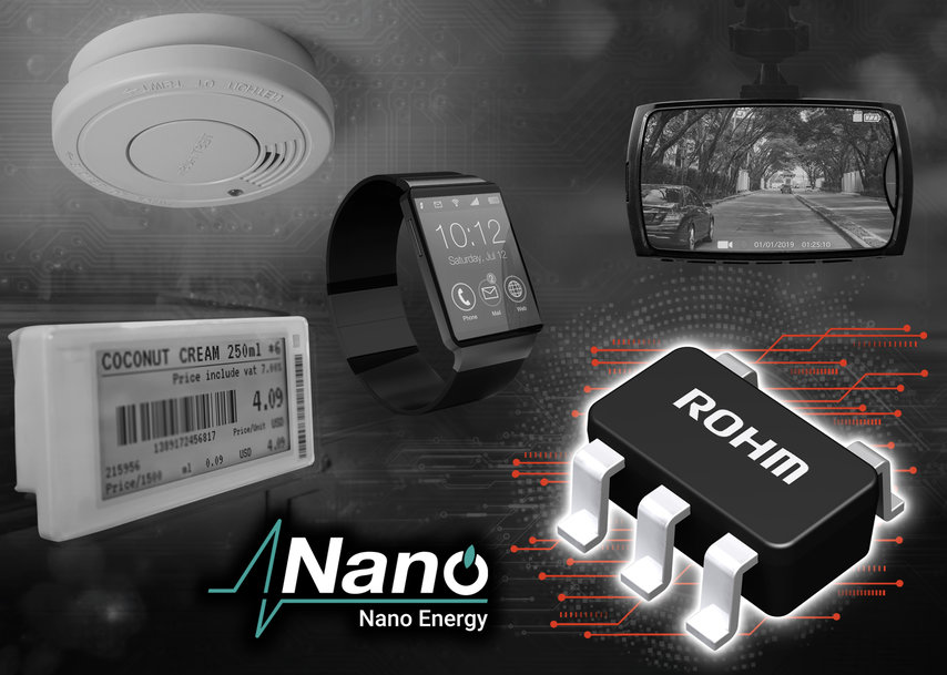ROHM desarrolla un nuevo amplificador operacional que minimiza el consumo de corriente